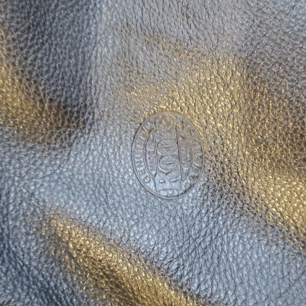 Vintage Roots Canadians Retro Duffel Pebbled Leather Travel Gym Weekender Bag - Picture 4 of 13
